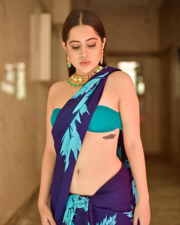 Urfi Javed के ये साड़ी लुक्स कर देंगे आपको दीवाना, देखे तस्वीरें