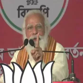 पश्चिम बंगाल में बोले मोदी, पहले चार चरणों में ही TMC का सूपड़ा साफ