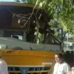 School Bus Accident- बच्चों को लेकर जा रही स्कूली बस पेड़ से टकराई, छात्रा की मौत