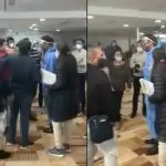 UK से लौटे यात्रियों का एयरपोर्ट पर हंगामा