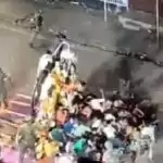 बिहार: मूर्ति विसर्जन को लेकर पुलिस और आम जनता के बीच हंगामा, गोली लगने से एक व्यक्ति की मौत