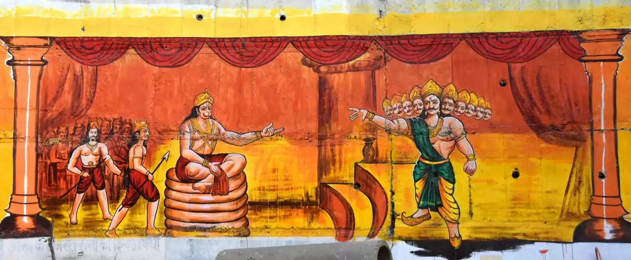 उत्तराखंड की लोकपरंपरा और संस्कृति प्रदर्शित कर रहे चित्र