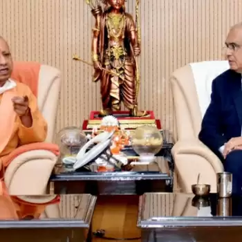 मुख्यमंत्री से नीति आयोग उपाध्यक्ष ने की मुलाक़ात