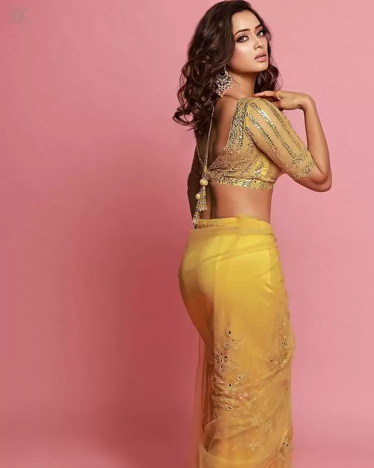 Shweta Tiwari ने साड़ी में अपना कर्वी फिगर किया फ्लॉन्ट , देखे तस्वीरें