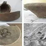 पांडव टीले पर मिले बर्तन और हड्डियों के अवशेष