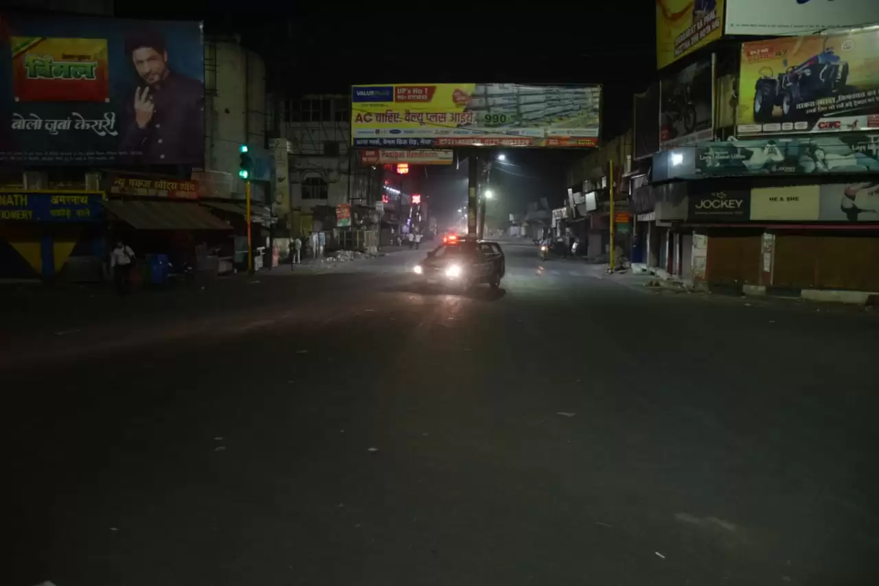 मेरठ में मिनी लाॅकडाउन शुरू