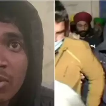 सिंघू बॉर्डर पर पकड़ा गया युवक बयान से पलटा, किसानों पर मढ़ दिया आरोप