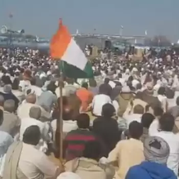 चरखी दादरी की महापंचायत में शामिल हुए 1 लाख किसान, पांच प्रस्ताव पारित