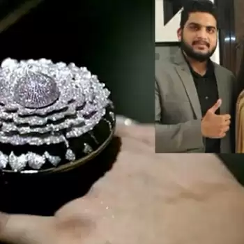 मेरठ के हर्षित बंसल का कमाल: 12638 हीरों से बनी डायमंड रिंग गिनीज बुक में शामिल