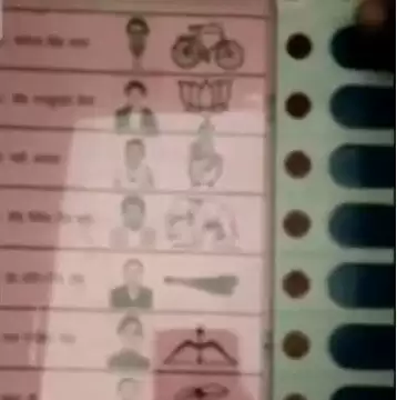 बाराबंकी में युवक ने वोट डालते हुए का ईवीएम का वीडियो किया वायरल,तलाश में जुटी पुलिस