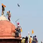 ट्रैक्टर परेड हिंसा: लाल क़िले पर तलवार लहराने वाला आरोपी गिरफ्तार