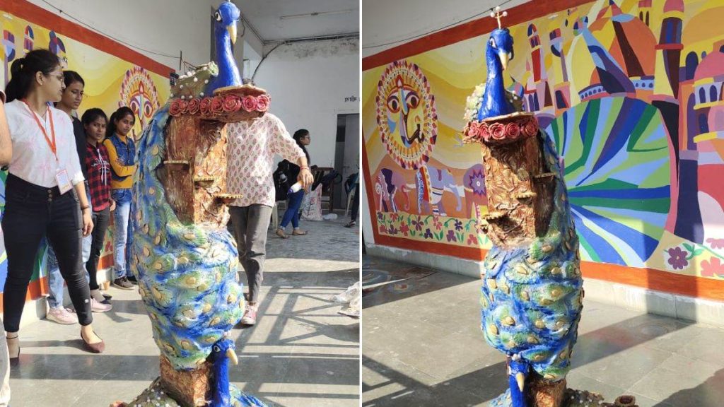 PM inaugurated Deepotsav 2022 by lighting a peacock lamp