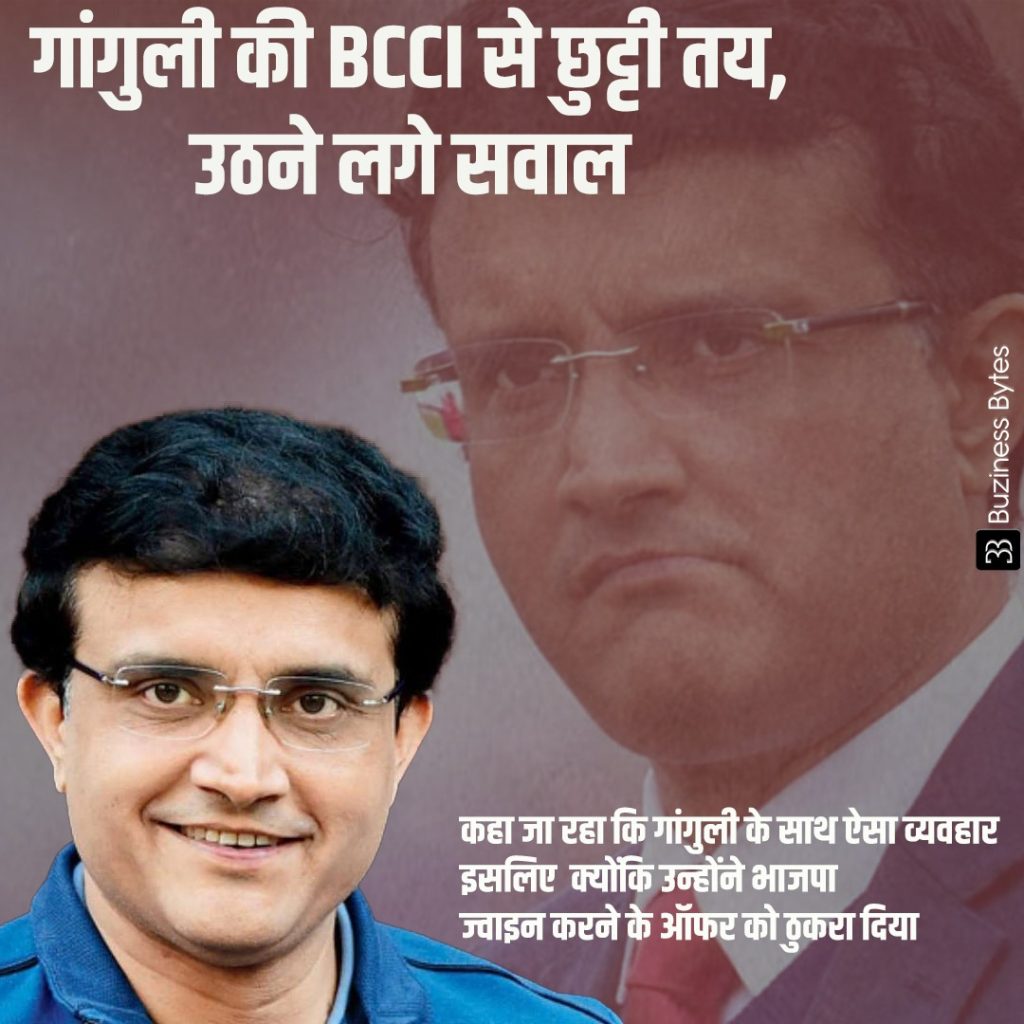 Sourav Ganguly BCCI: