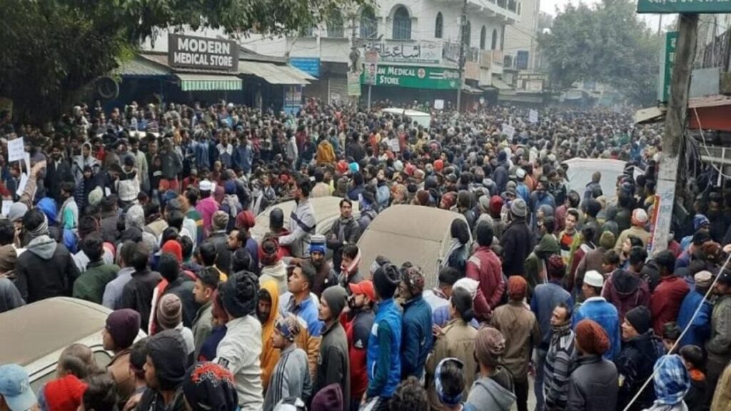 Haldwani Protest: