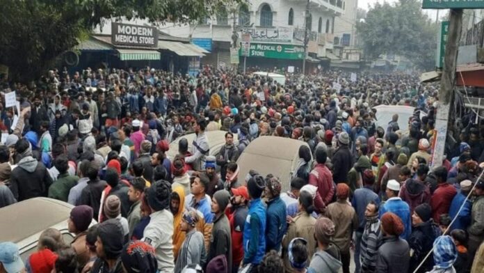 Haldwani Protest: