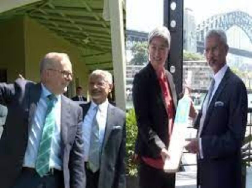 External Affairs Minister Australia visit