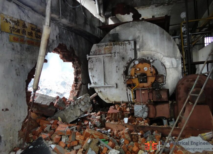 Boiler explodes