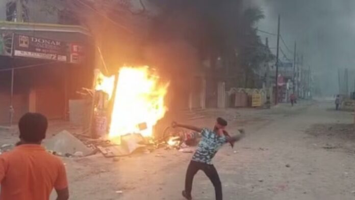 violent clash