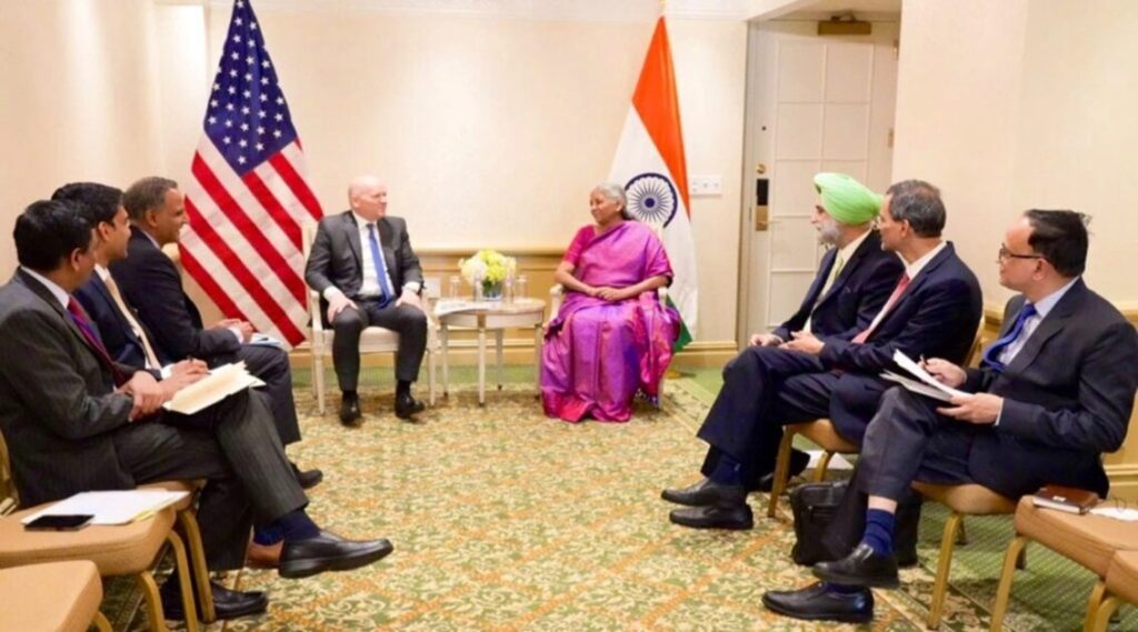Finance Minister US visit