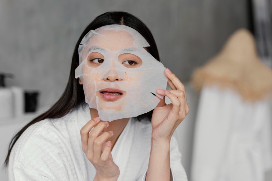 sheet mask korean skincare routine