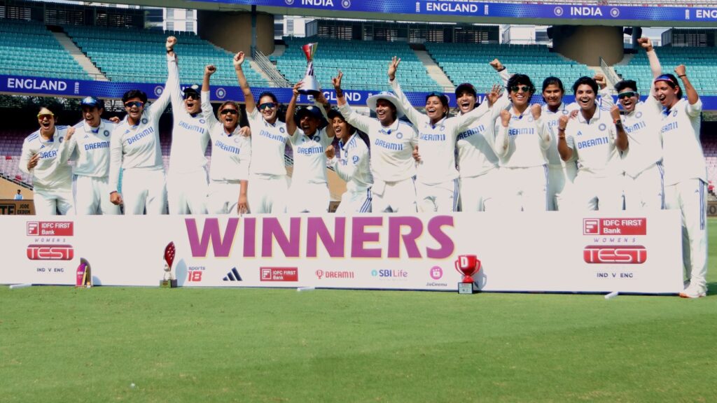 India's daughters created history in Brabourne, defeated England by 347 runs