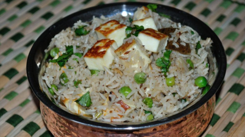 Paneer Pulao Recipe