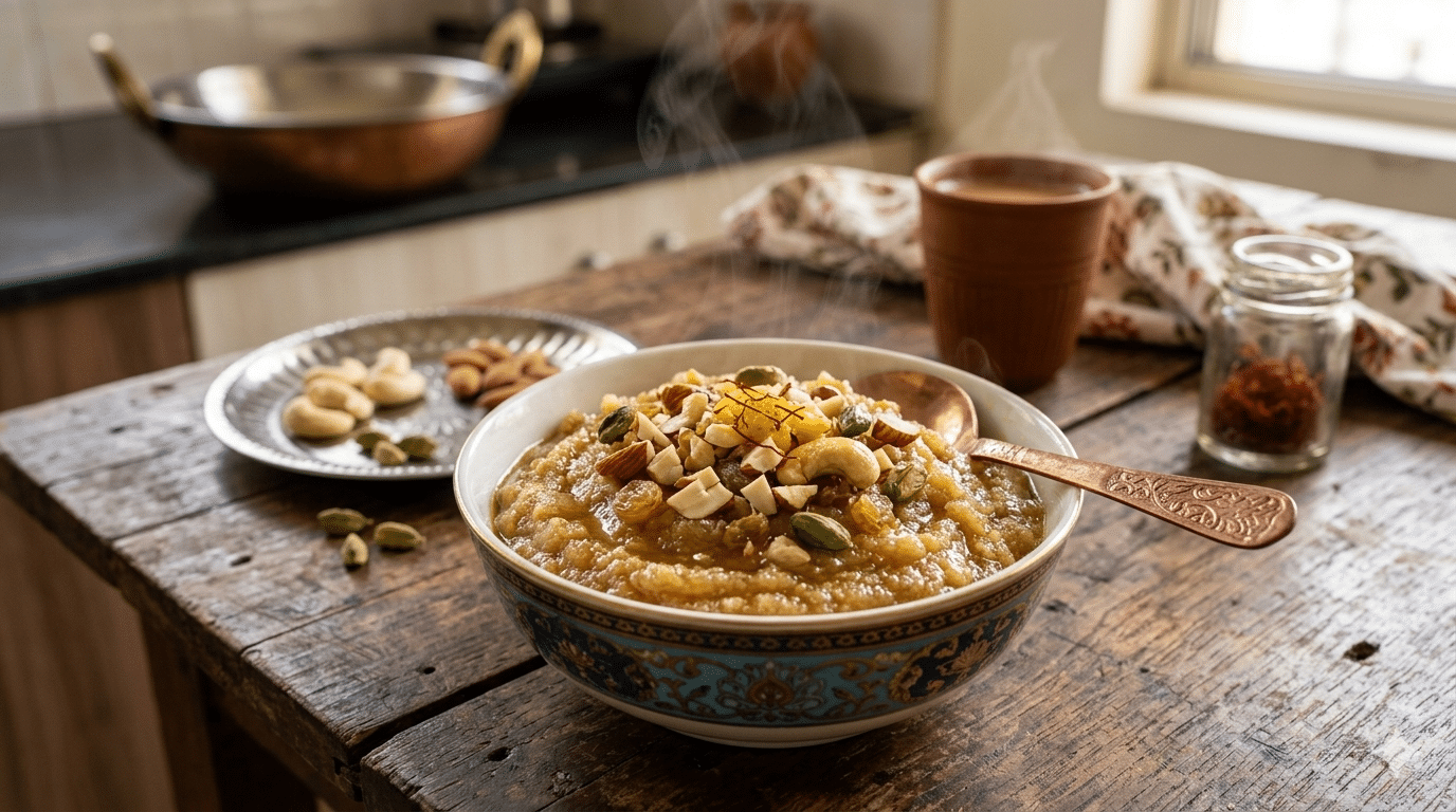 mlaidaar sooji ka halwa