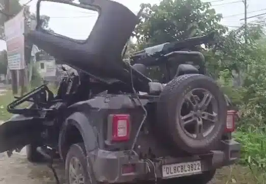 Horrific accident on Ganga Expressway
